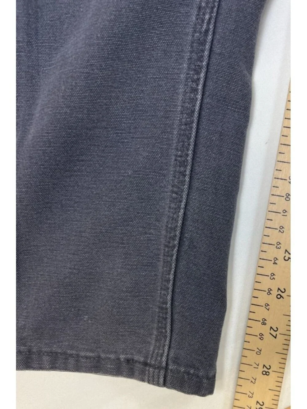 Vintage Carhartt B11 MDT Washed Duck Work Dungaree Pants 34x29 Carpenter - Picture 6 of 6
